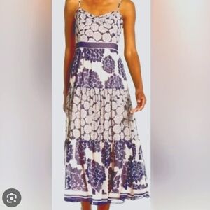 Eliza J Floral Navy-blush  Print Women's Dress...SIZE:14P